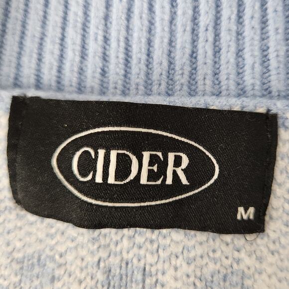 SALE Cider Check Cropped Short Cardigan Sweater Plaid Prep Size Medium - Picture 3 of 6